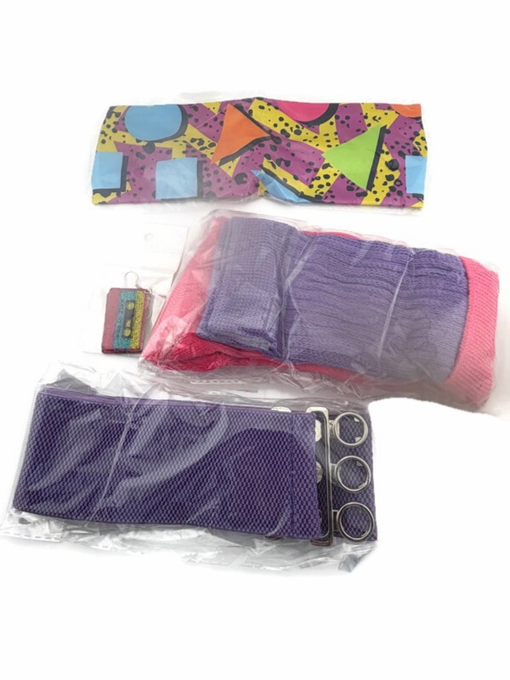 90’s Costume Accessory Set of 4 Pieces